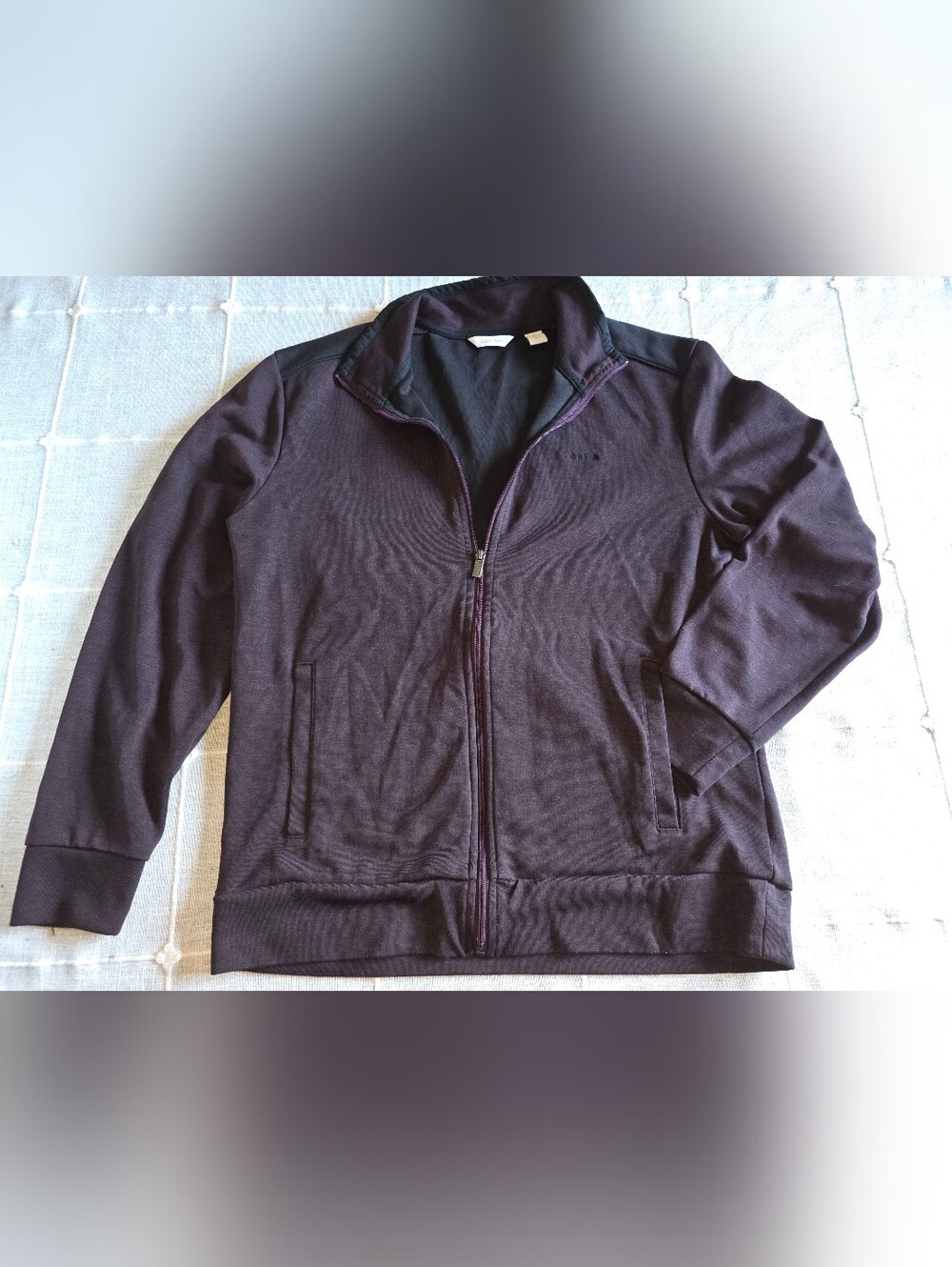 Calvin Klein Men's Plum Full-Zip Jacket